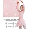 image:imageDIPUG Long Sleeve Ballet Leotards for Girls Dance Dress Removable Skirt with Shiny StarPink