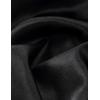 image:imageDIPUG Girls Pajamas Satin Long Sleeve Sleepwear Set Silky Feel Pjs for Kids Ages 4 to 13Black