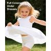 image:imageDIPUG Toddler Girls Biker Shorts 3 Pack Cartwheel Shorts for Girls Under Dress Shorts for Skirts Dance Tumbling 3T7YBlackWhiteLight Heather Gray