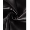 image:imageDIPUG Girls Satin Pajamas Ruffle Short Sleeve Pjs Set Silky Button Down Summer Sleepwear for Kids 612YBlack