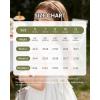 image:imageDIPUG Girls Tulle Dress Casual Birthday Party Flower Girl Summer Dresses Polka Dot Bow amp Flutter Sleeves 512YWhite