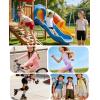 image:imageDIPUG Girls Biker Shorts 3 Pack Cotton Cartwheel Shorts for Under Dress Dance Gym 616YNavyNavyNavy