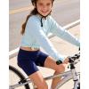 image:imageDIPUG Girls Biker Shorts 3 Pack Cotton Cartwheel Shorts for Under Dress Dance Gym 616YNavyNavyNavy