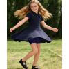 image:imageDIPUG Girls Biker Shorts 3 Pack Cotton Cartwheel Shorts for Under Dress Dance Gym 616YNavyNavyNavy