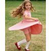 image:imageDIPUG Girls Biker Shorts 3 Pack Cotton Cartwheel Shorts for Under Dress Dance Gym 616YRedPinkPurple