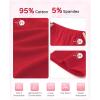 image:imageDIPUG Girls Biker Shorts 3 Pack Cotton Cartwheel Shorts for Under Dress Dance Gym 616YRedPinkPurple