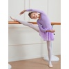 image:imageDIPUG Long Sleeve Ballet Leotards for Girls Dance Leotards Shiny ButterflyPurple
