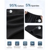 image:imageDIPUG Girls Biker Shorts 3 Pack Cotton Cartwheel Shorts for Girls Under Dress DanceBlackBlackBlack