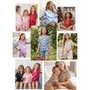 image:imageDIPUG Girls Pajamas Silk PJs Pink Short Sleeve Set Sleepover Party 413Y  Perfect for Birthday Gifts Holidays Celebrations and Everyday ComfortCherry2
